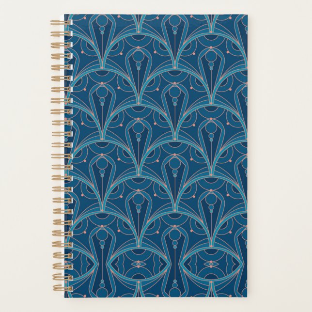 Motif géométrique Art Déco répétitif (Devant)