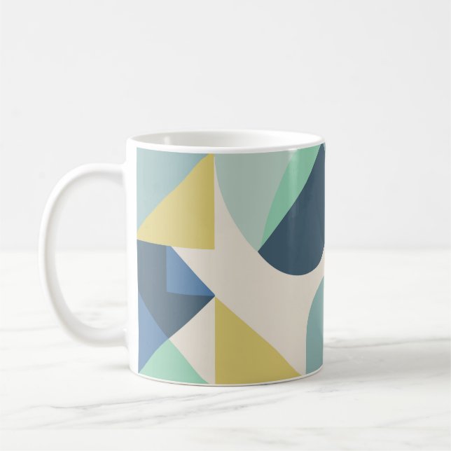 motif géométrique bahuaus Mug (Gauche)