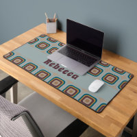 Motif géométrique carré rétro des années 70 person