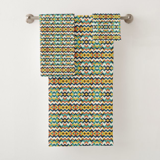 motif géométrique chevron moderne (En situation)