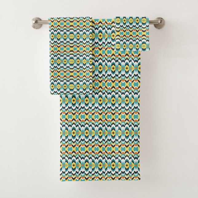 motif géométrique chevron moderne (En situation)