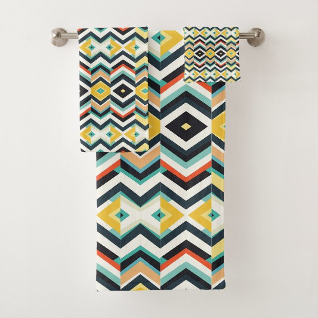 motif géométrique chevron moderne (En situation)