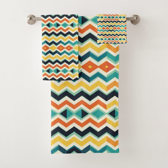 motif géométrique chevron moderne (En situation)