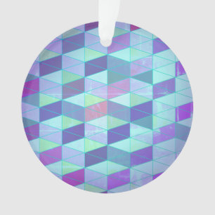 Motif géométrique Cubes en Triangles