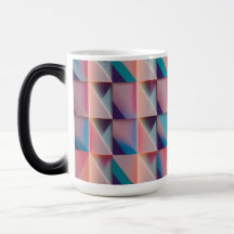 Motif géométrique dégradé - Mug de morphing 15 oz