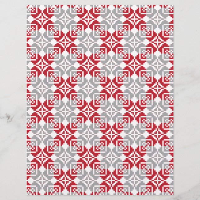 Motif géométrique du soleil du matin de Lettonie I (Devant)