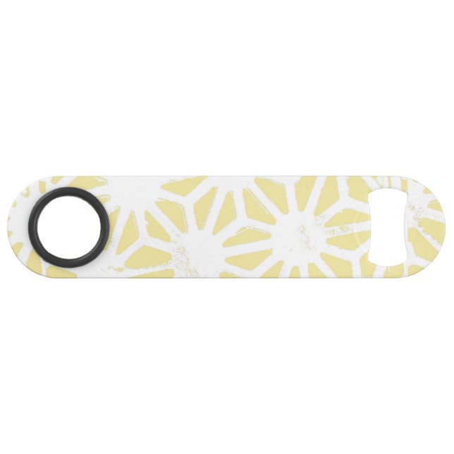 Motif géométrique jaune citron (Devant (Horizontal))