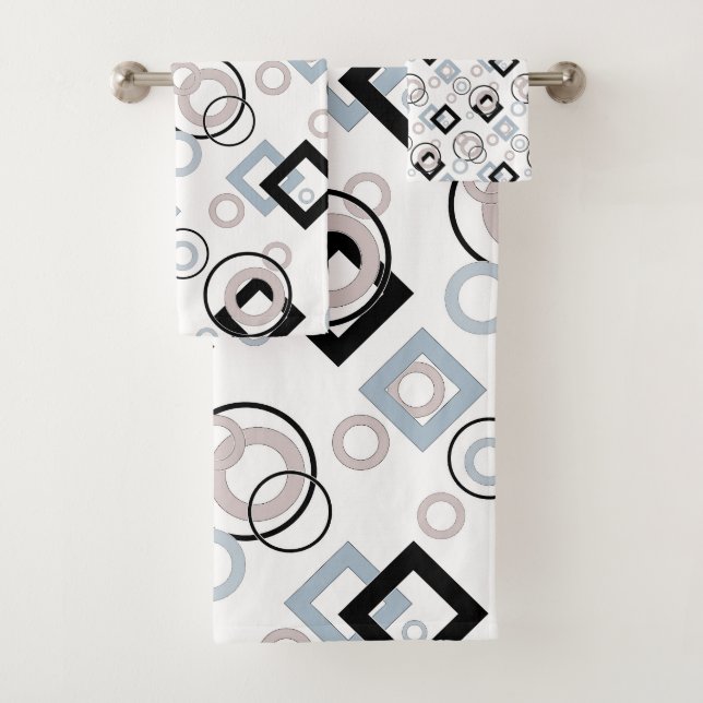 Motif géométrique moderne multicolore (En situation)