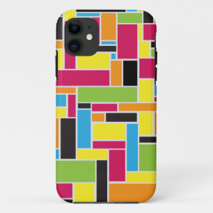 Motif géométrique multicolore iPhone 5 coque
