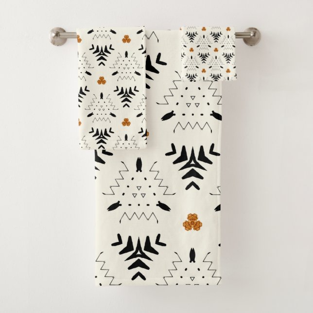 Motif géométrique neutre tribal  (En situation)