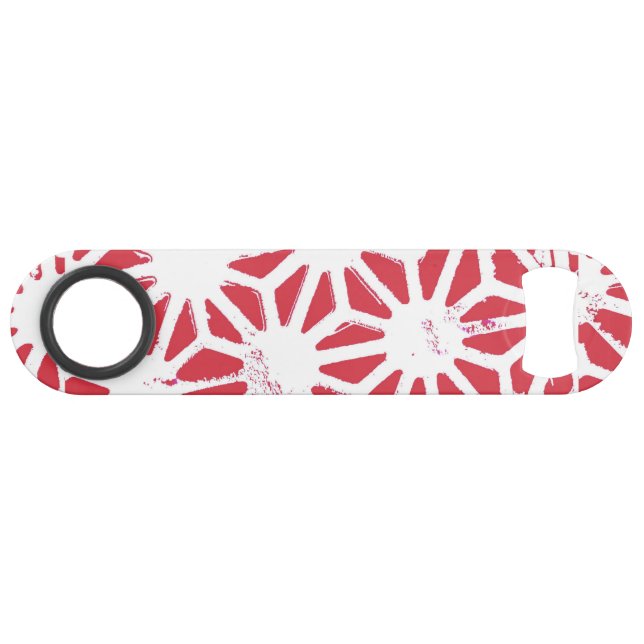 Motif géométrique rouge (Devant (Horizontal))