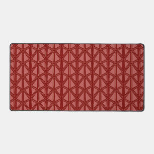 Motif géométrique rouge