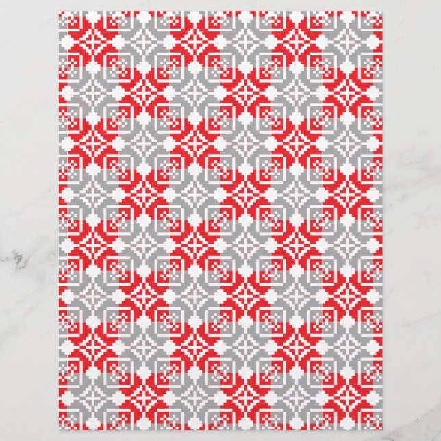 Motif géométrique SUN du matin letton VI (Devant)