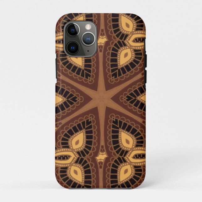 motif géométrique tribal coque iphone (Dos)