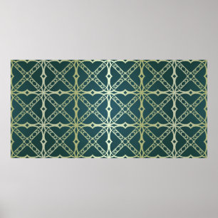 Motif géométrique vintage Art déco sans couture. V