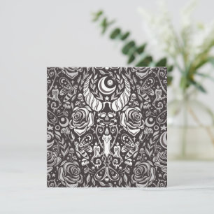 Motif gothique monochrome