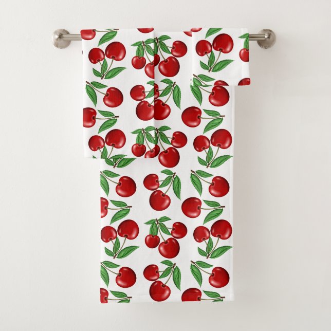 Motif graphique Cerises Rouges partout (En situation)