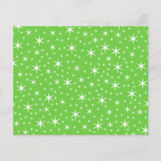 Motif Green et White Star.