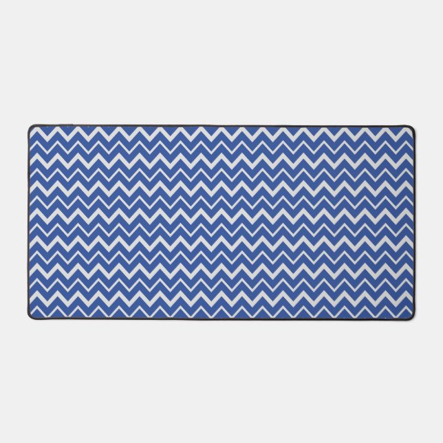 motif gris clair et bleu chevron (Recto)