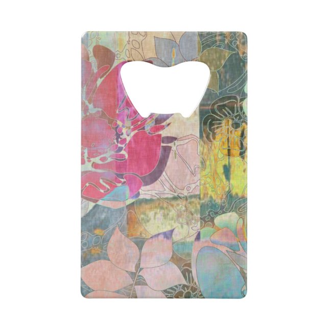 Motif grunge floral d'art (Devant)