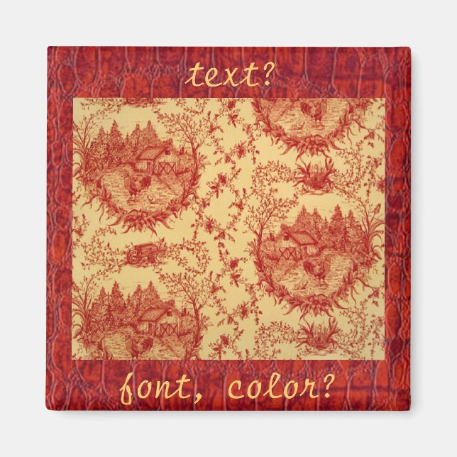 Motif Hen House Magnet (Devant)