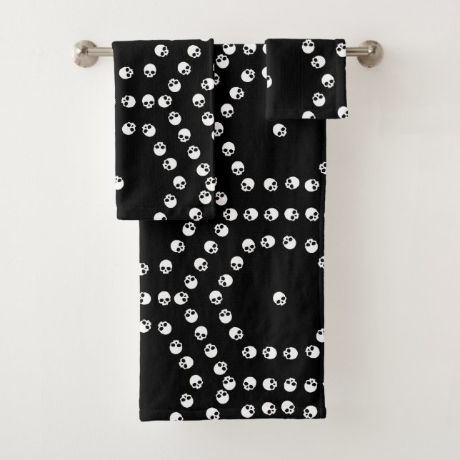 Motif Hexagon crâne (En situation)