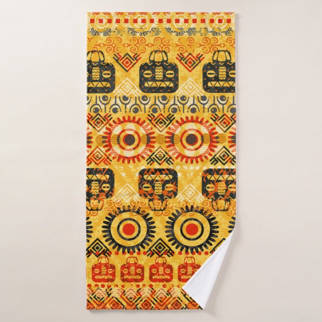 Motif homogène tribal (Serviette de bain)