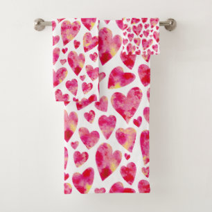 Motif Hot Pink Hearts