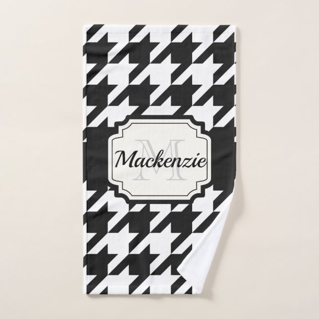 Motif Houndstooth (Serviette à main)