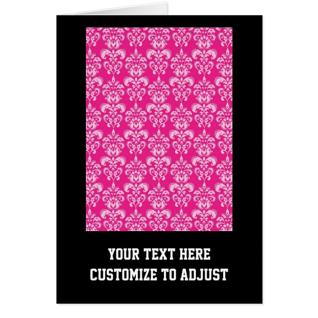 Motif humide rose chaud (Devant)