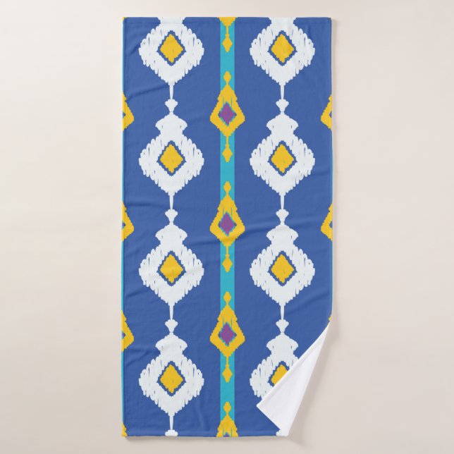 Motif Ikat sans soudure  (Serviette de bain)