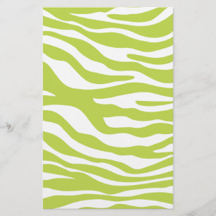 Motif imprimé zèbre vert lime tendance