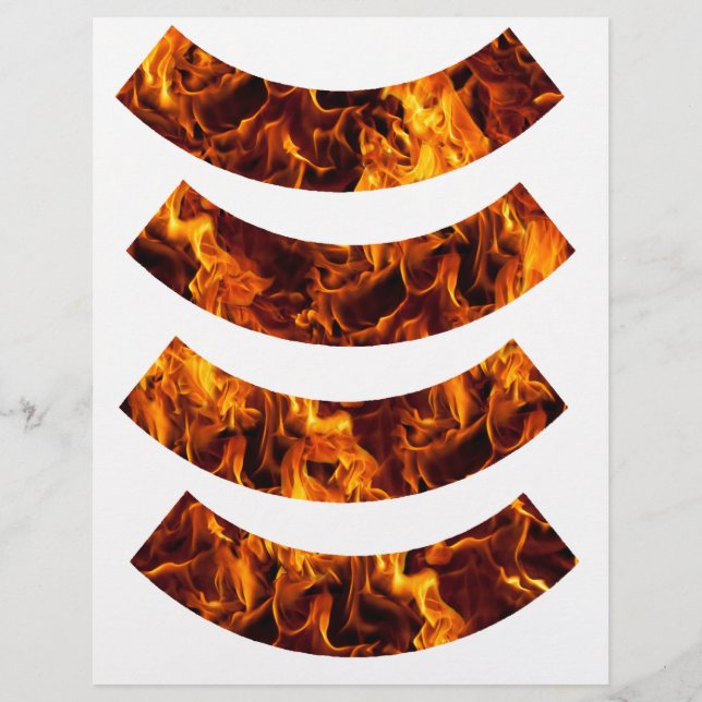 Motif incendie et flamme (Devant)