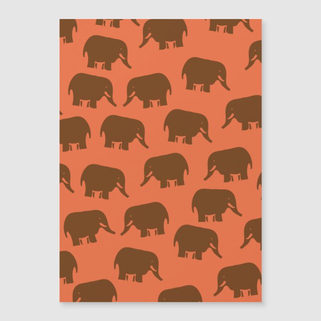 Motif indien des éléphants (Devant)