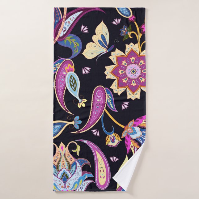 Motif indien paisley (Serviette de bain)