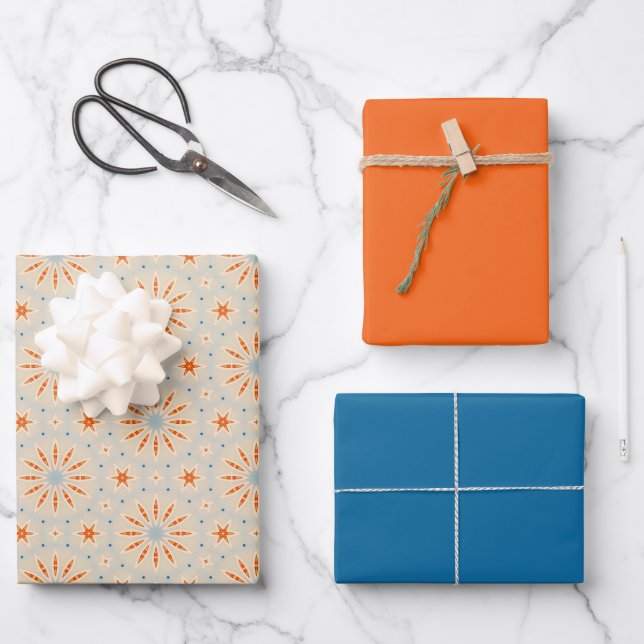 Motif inspiré par Fireworks - Feuilles de papier d (Recto)