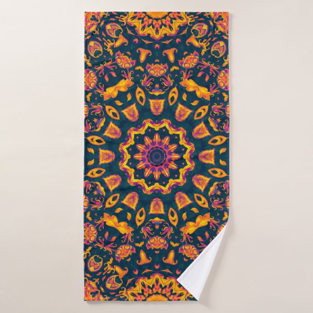 motif islamique Abstrait, de style arabe. Inséable (Serviette de bain)