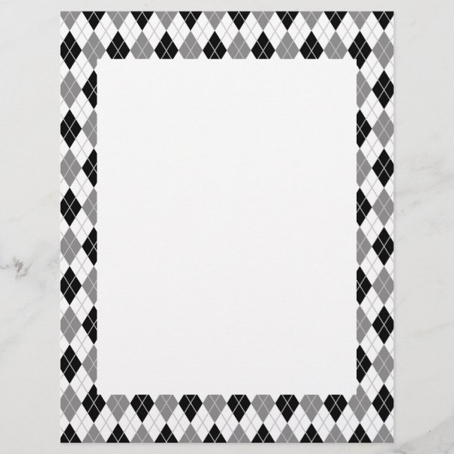 Motif Jacquard noir et blanc (Devant)