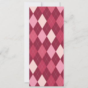 Motif Jacquard rouge