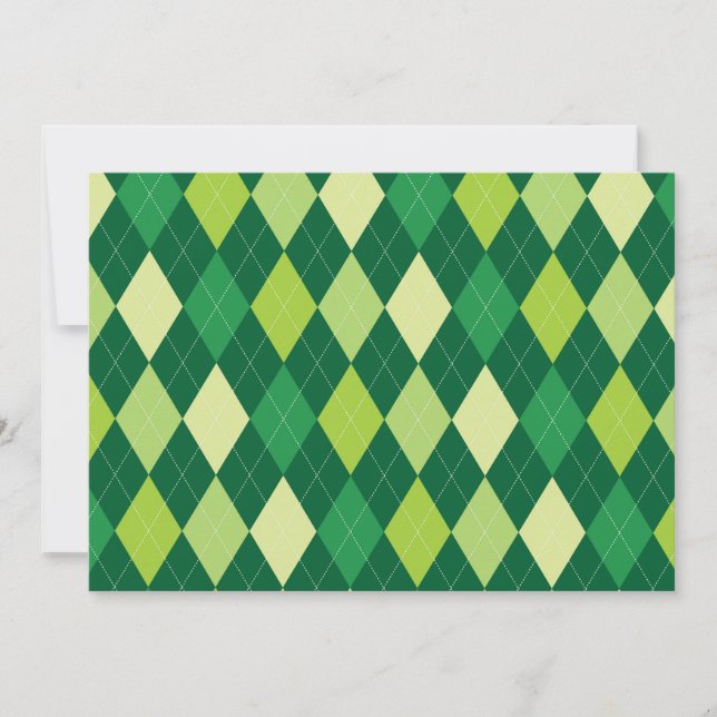 Motif Jacquard vert (Devant)