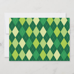 Motif Jacquard vert