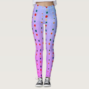 Motif japonais BRIGHT FUN IMPRIMANTES Leggings