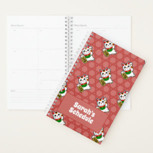 Motif japonais Maneki Neko