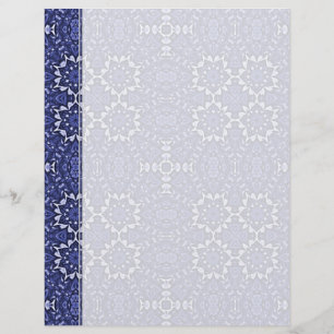 Motif Kaleidoscope bleu violet personnalisé