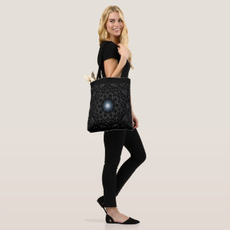 Motif Kaleidoscope Star sur Noir, Sacs fourre-tout
