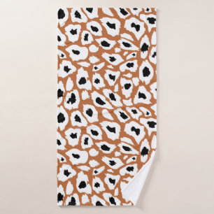 Motif léopard, design poster de animal africain