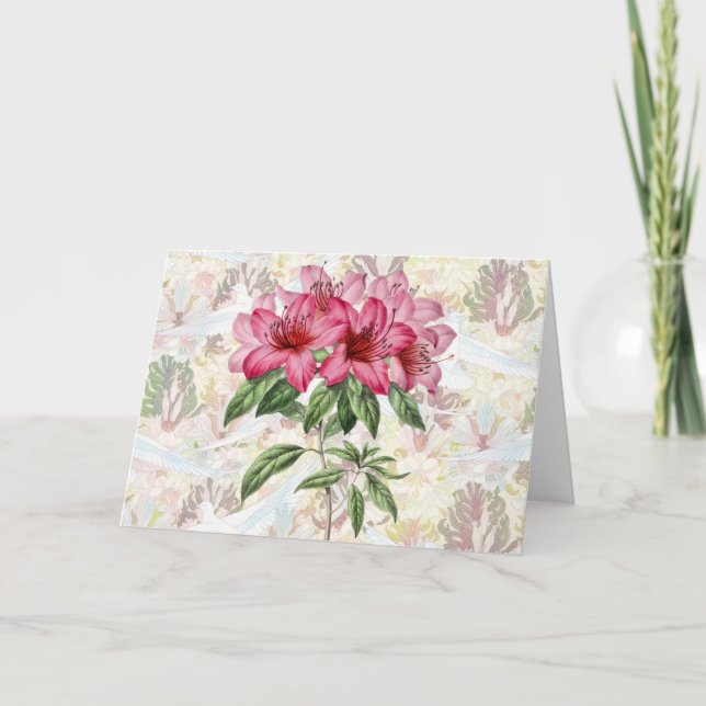 Motif Lily et Dove sur la carte de note d'art Moti (Devant)