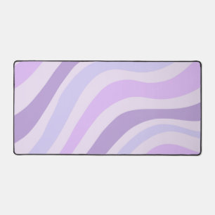 Motif liquide à rayures groovy bleu violet abstrai