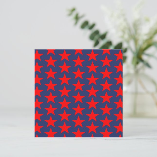 Motif Little Red Stars (Debout devant)