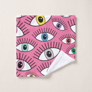 Motif magique aux yeux colorés. Contexte mystique